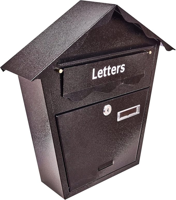 Zwarte postbus