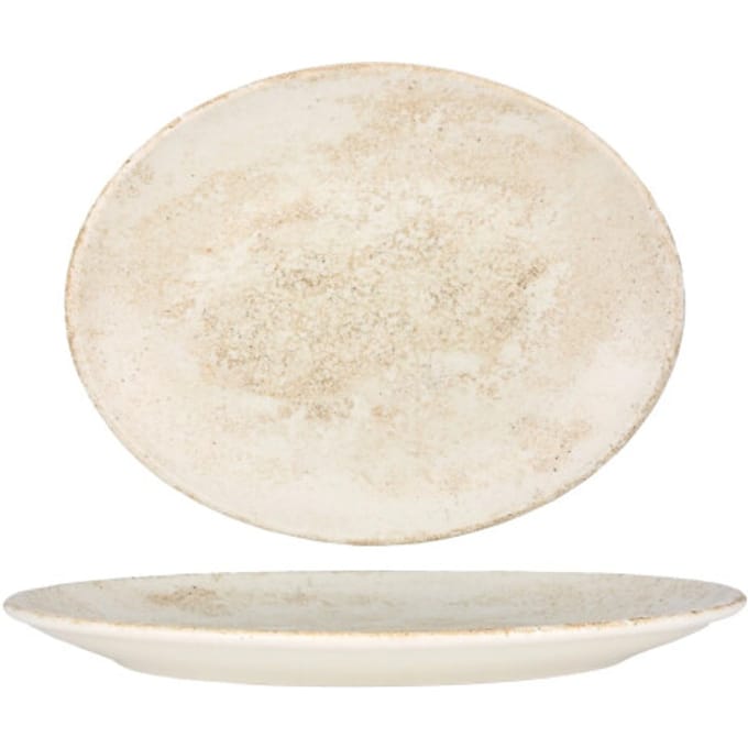Bonna Serveerschaal - Nacrous - Porselein - 31 cm - set van 2