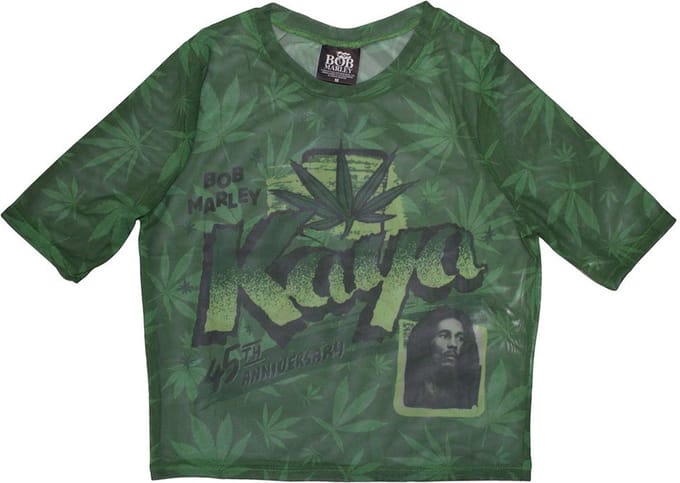 Bob Marley - Kaya Crop top - S - Groen