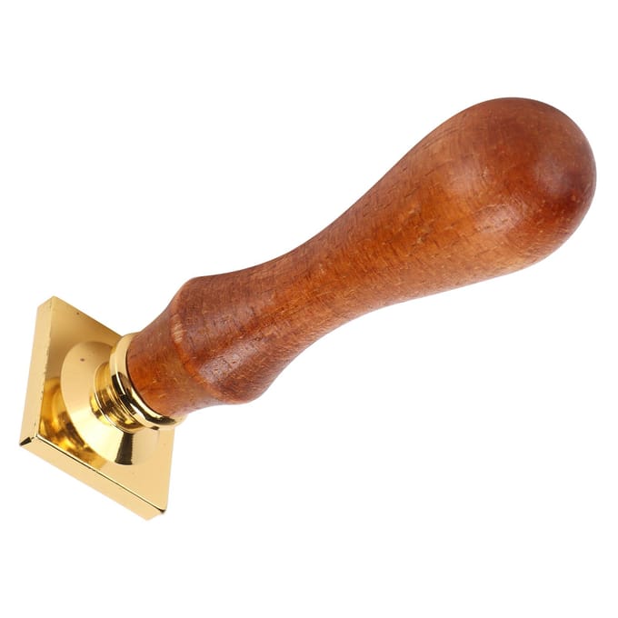 Waxzegel Stempel Eenvoudige Installatie Eenvoud DIY Klassiek Verzegelen voor Enveloppen Uitnodigingen Bruiloft brown