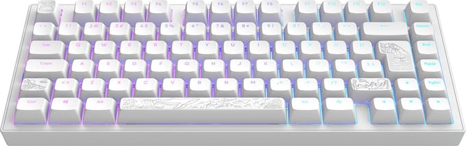 Dark Project - ALU Terra Nostra - Mechanisch Gaming Toetsenbord ISO (DE) - Wit