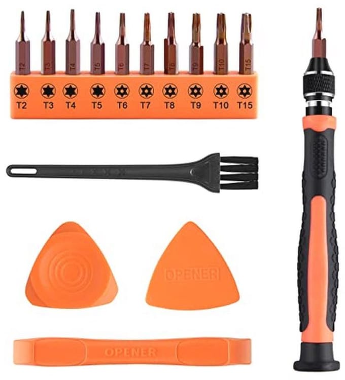 10-in-1 Torx Bit Set - Magnetische Schroevendraaier Set en Opening Tool voor Elektronica