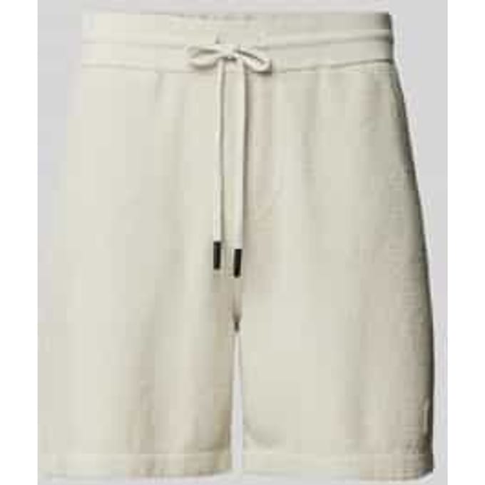 Korte broek met labelpatch, model 'Aponiolo'