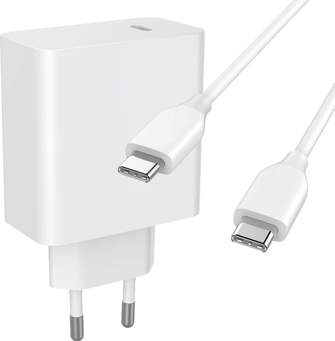 Usb-C Adapter 45w + usb-C naar usb-C Oplader Kabel 3 Meter - 45w - Super Fast Charging - Universele Thuislader - Usb-C - Adapter voor S24,S23,S22, S21, S20, Tablet, S9,S8,A8,A9,Plus
