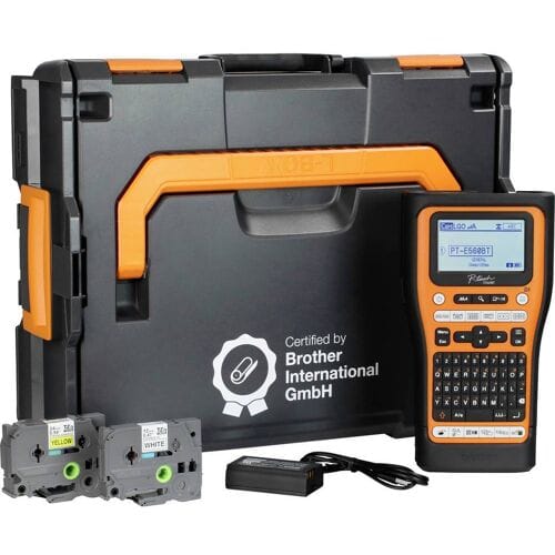 Brother PT-E560BT und Brother L-BOXX 136 Systemk Labelmaker Geschikt voor labels: TZe, Hse 24 mm