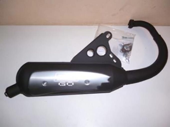 Geluiddemper GIANNELLI voor scooter Yamaha 50 Cw Bw-S Easy 2013 Gloednieuw