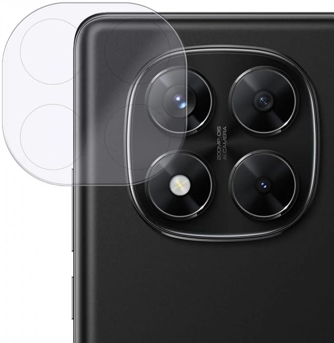 Rosso Camera Protector Geschikt voor Xiaomi Poco X7 / Redmi Note 14 Pro 5G | Camera Lens Bescherming | Case Friendly | Ultra Dun Glas | Transparant