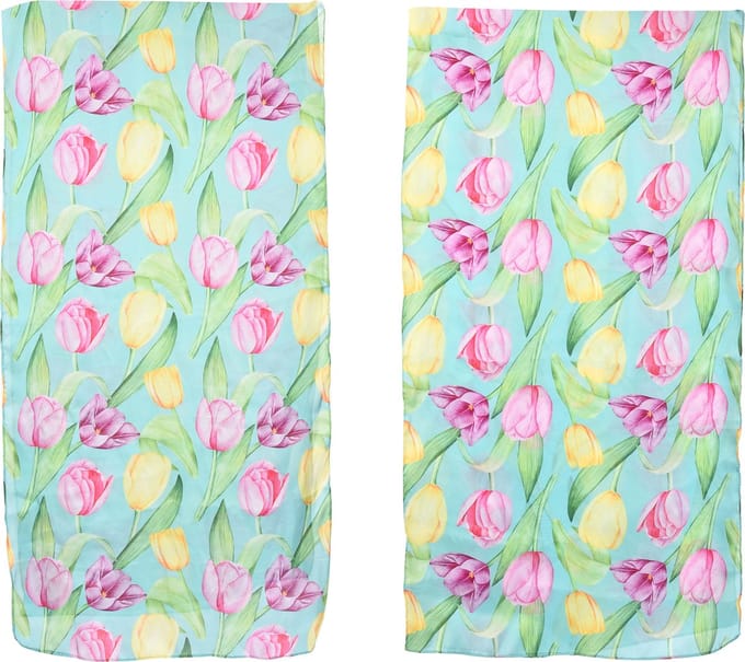 Robin Ruth Mode sjaal Tulpen groen