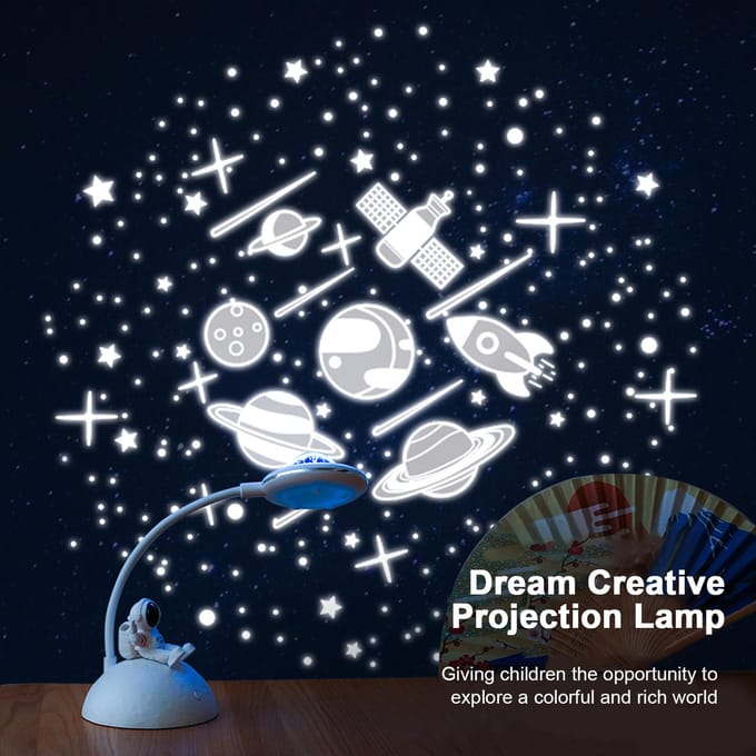 Astronaut Bureaulamp Projectorlamp Student Leer Oogbescherming Bureaulamp