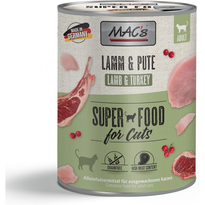 MAC's CAT - Blik 6x800g - Lam & Kalkoen