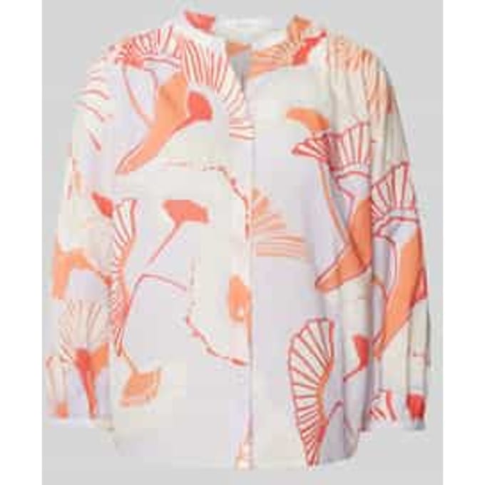 Blouse met tuniekkraag, model 'Faomi'