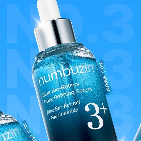 [numbuzin] N°3 Sérum Affinant les Pores au Bio-Rétinol Bleu 30ml blue