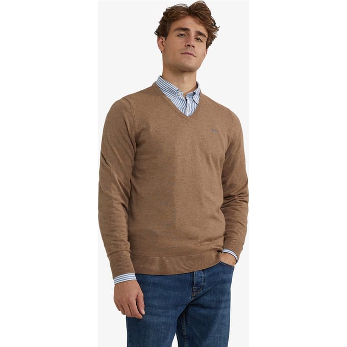 McGregor V-neck Sweater Walnut Taglia: S | Maglioni a maglia Outlet | Uomo | Marrone