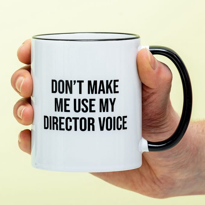 Ditverzinjeniet.nl Mok Don't make me use my director voice