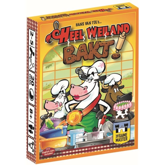 The Game Master educatief spel Heel Weiland Bakt karton.