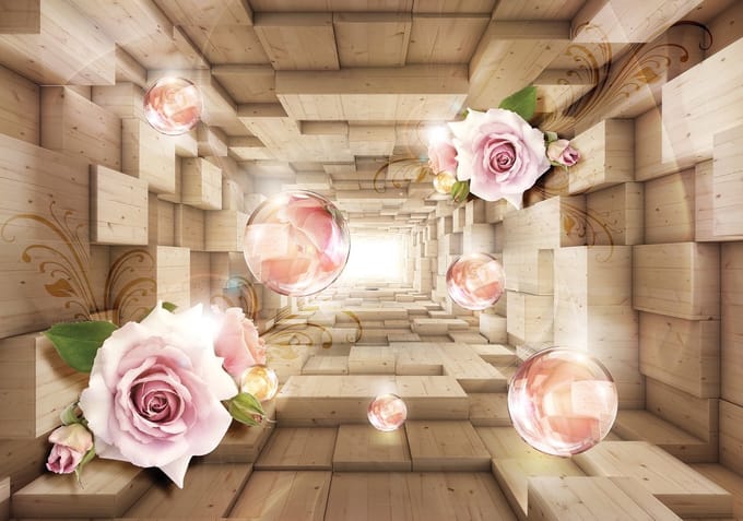 Poster | Roze | 104 x 70,5 cm