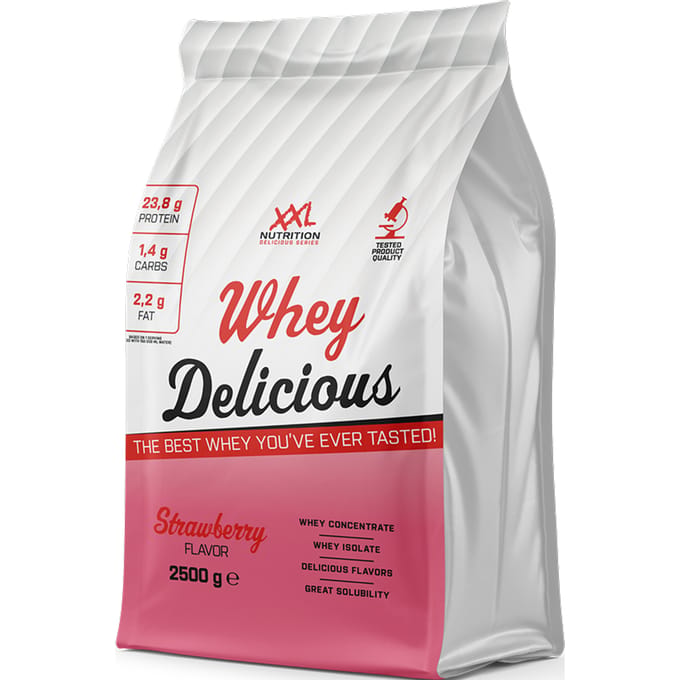XXL Nutrition Whey Delicious Aardbei 2500 gram