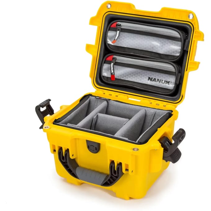Gevoerde scheidingskoffer en dekselorganizer Nanuk 908