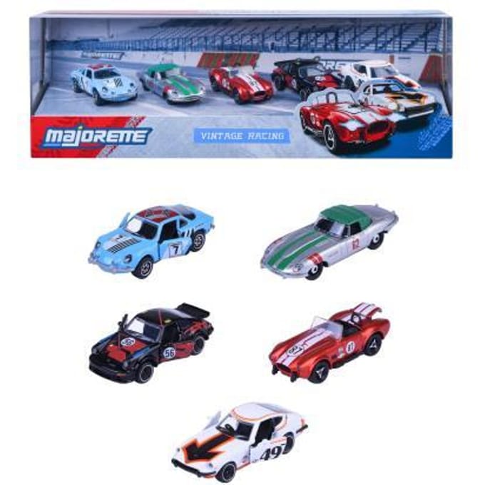 Vintage Racing 5 Pieces Giftpack Voertuigen