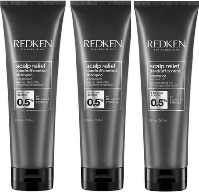 Redken - Scalp Relief Dandruff Shampoo - 3x 250ml