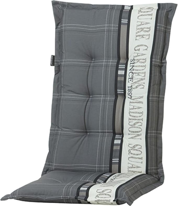 Madison tuinkussen lage rug Madison garden 105x50 cm - grijs