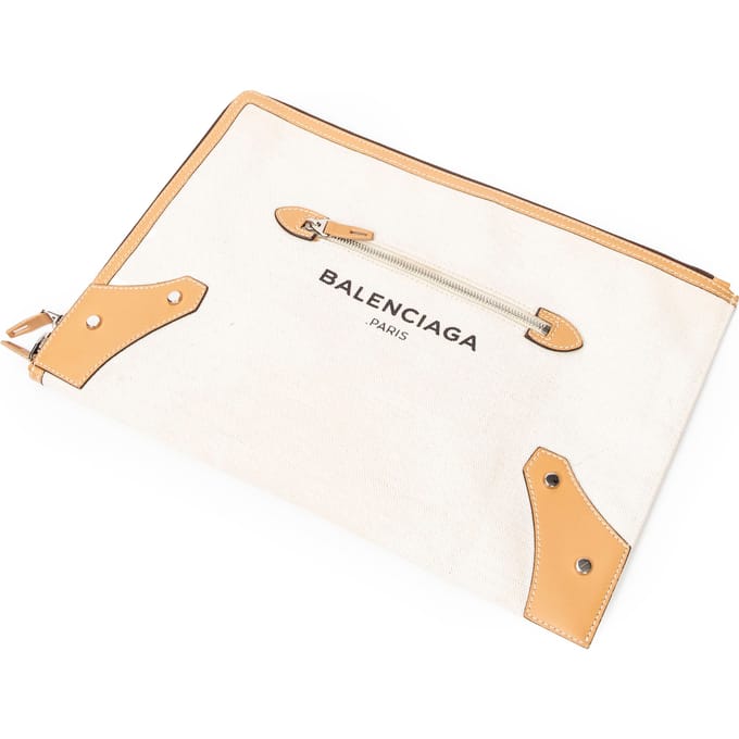Logo Zip Clutch  Handtas