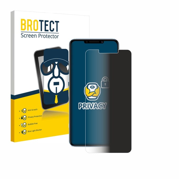 BROTECT - privacy screenprotector voor Huawei Nova 14i 4G - Folie Beschermfolie Blauwlichtfilter