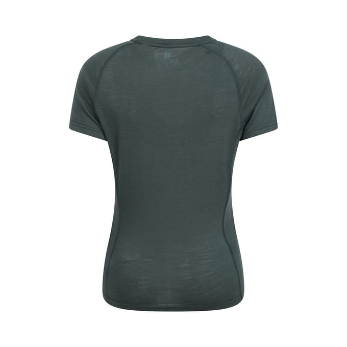 Mountain Warehouse Dames/Dames Summit Merino Wol Thermo Top (Groen)