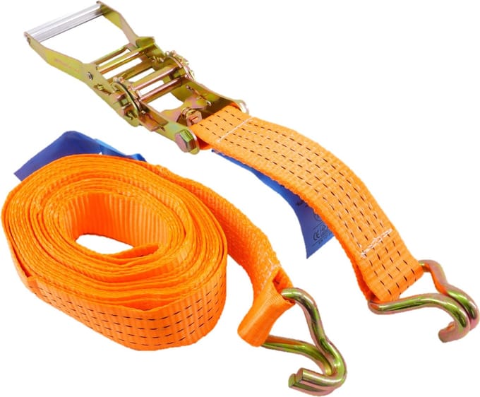 Sjorband 4 ton 8 meter 50mm Oranje
