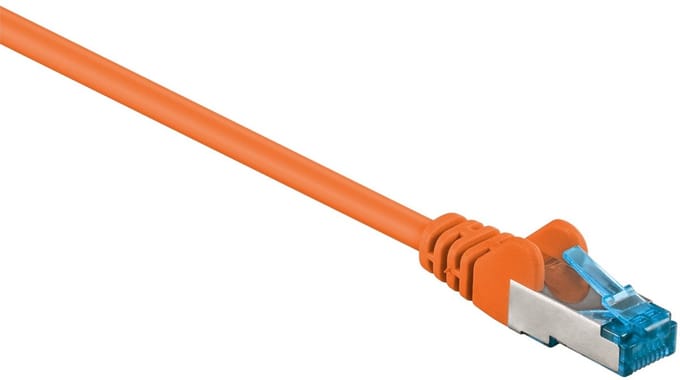 S/FTP CAT6a 10 Gigabit netwerkkabel / oranje - LSZH - 30 meter