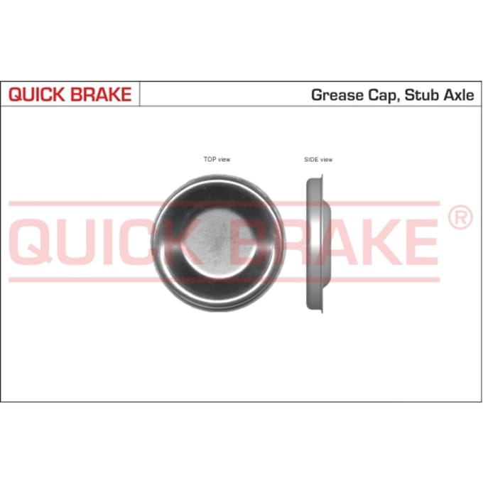 Verzegelende/beschermende kap QUICK BRAKE 9826