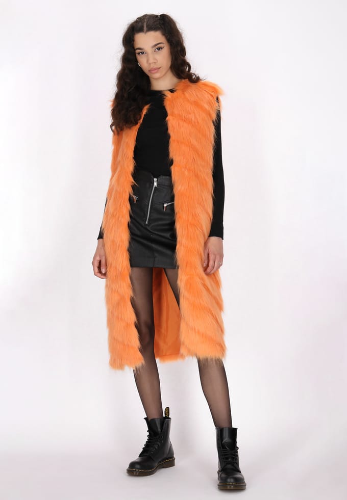 Mymo Vest Dames oranje