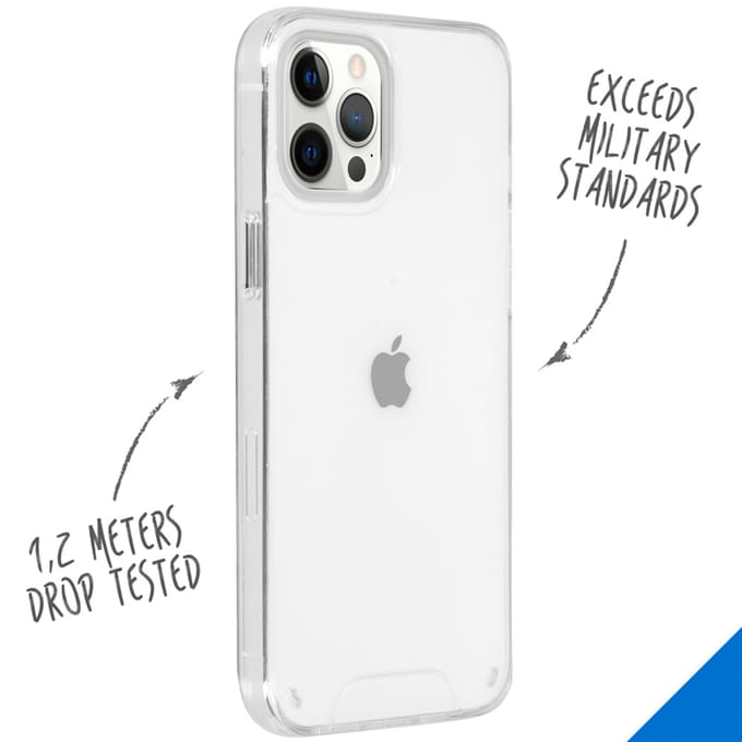 Accezz Xtreme Impact Backcover voor de Apple iPhone 12 Pro Max - Transparant