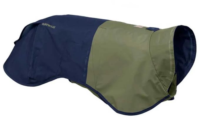 Ruffwear Sun Shower Hondenregenjas Groen,Blauw L