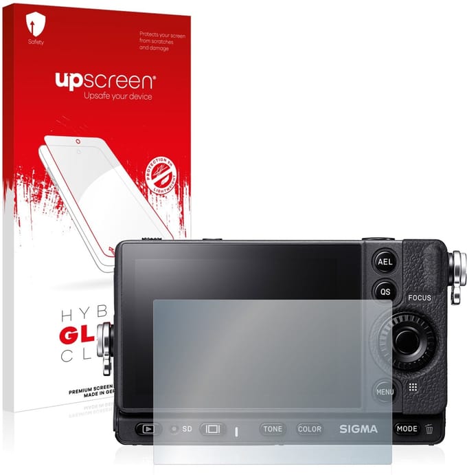 upscreen - Screenprotector voor Sigma FP L - Folie Beschermfolie Beschermglas transparant