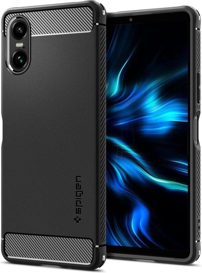 Spigen Rugged Armor - matte black - Sony Xperia 10 VI
