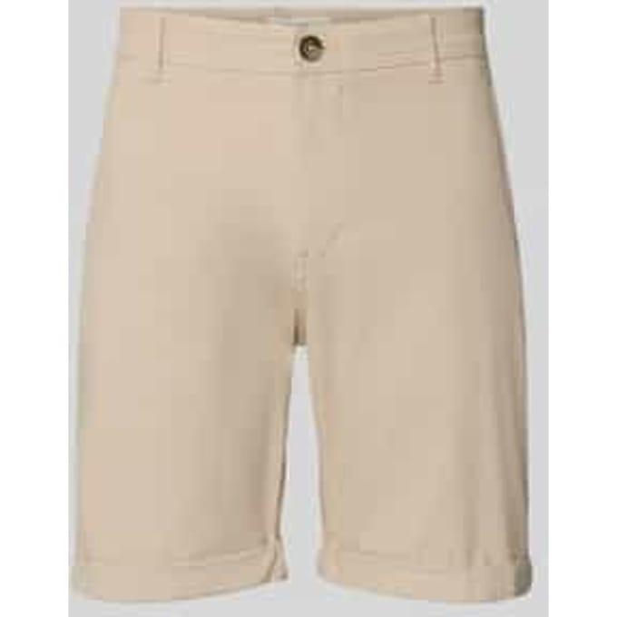 slim fit chinobermuda van katoenmix model 'LUTON'