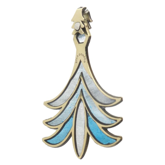 Bela Donaco - Hanger Art Deco – Resin Art – Messing
