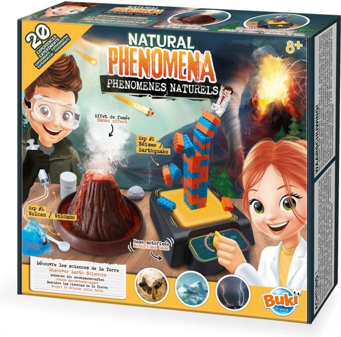 Buki - Simuleer Natuurrampen - Experimenteren - Wetenschap - Natuur - Aardbevingen, Vulkanen, Tornado's, Golven