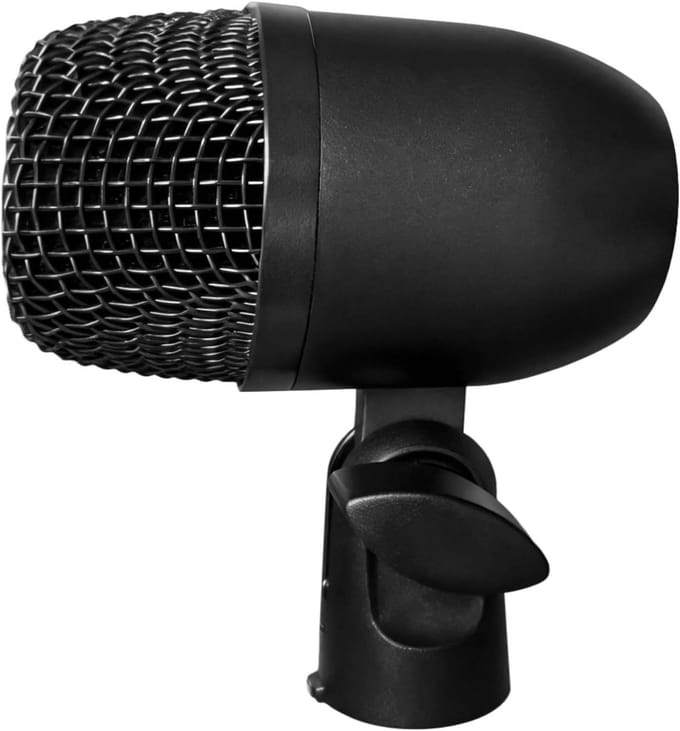 Basdrummicrofoon - Kickdrum microfoon - Podium en studio - Cardioïde patroon - 227 x 132 x 61 cm - Zwart