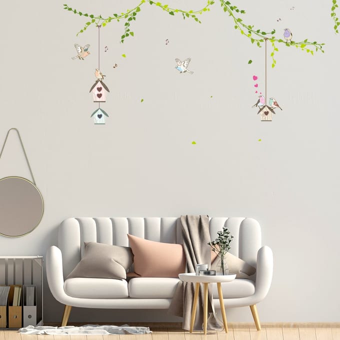Decoratieve muurstickers - Kleine vogeltjes