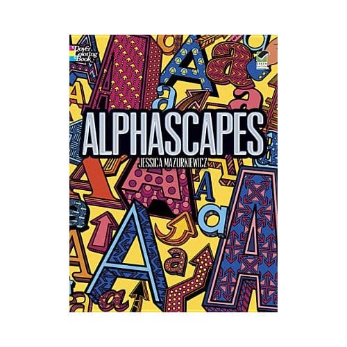 Alphascapes Colouring Book - Jessica Mazurkiewicz