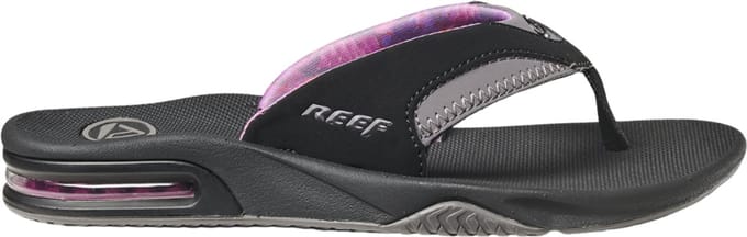 Reef Fanningblack/Grey Dames Slippers - Zwart/Grijs - Maat 36