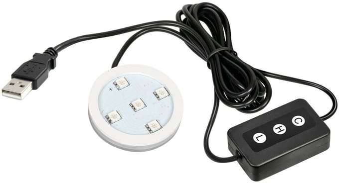 Trucky led, verlichtingsvoet, USB - 7 kleuren met dimmer