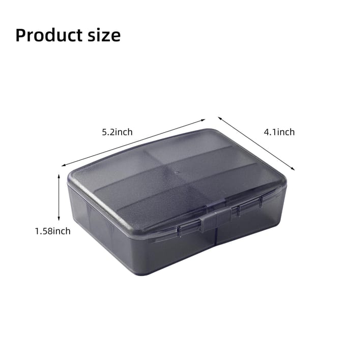 Pillenorganizer met hoge capaciteit Pillendoosje Dagelijkse medicijnorganizer Waterdicht voor vitamines Vis