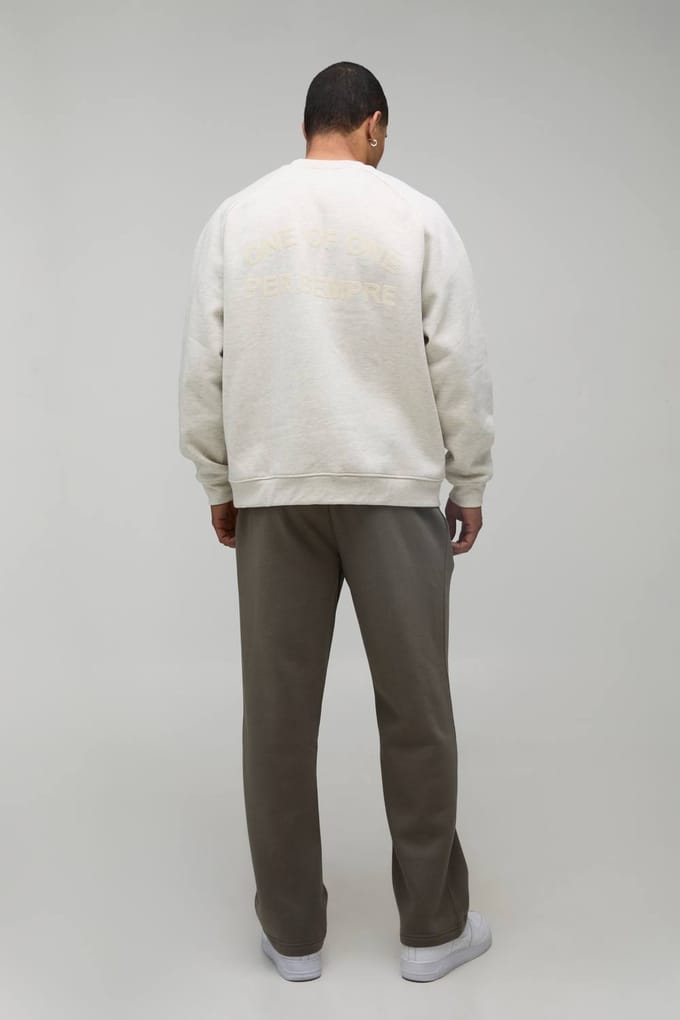Rechte Pasvorm Pintuck Gewassen Jogger | Khaki | Size Large