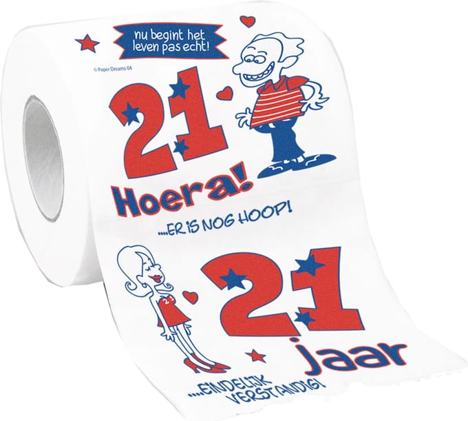 Toiletpapier - 21 jaar