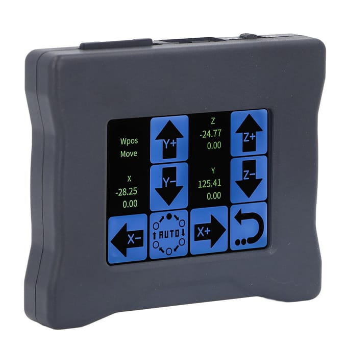 CNC Offline Controller LCD Touchscreen Offline Besturingsmodule voor 3 Assen Graveermachine Router black
