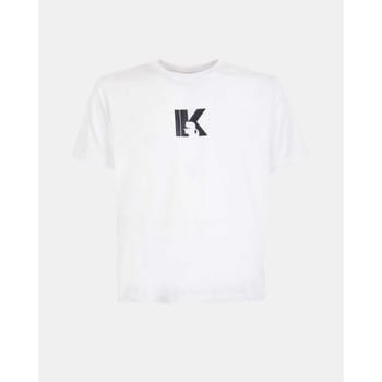 Printed Short Sleeve Round Neck T-Shirt Wo - White Shirts