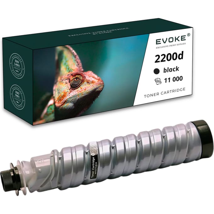 Toner voor Ricoh 885266 zwarte printer |     11000 pagina's |     2220D